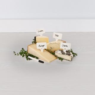 Rustic Farmhouse Cheese Marker, Set of 4