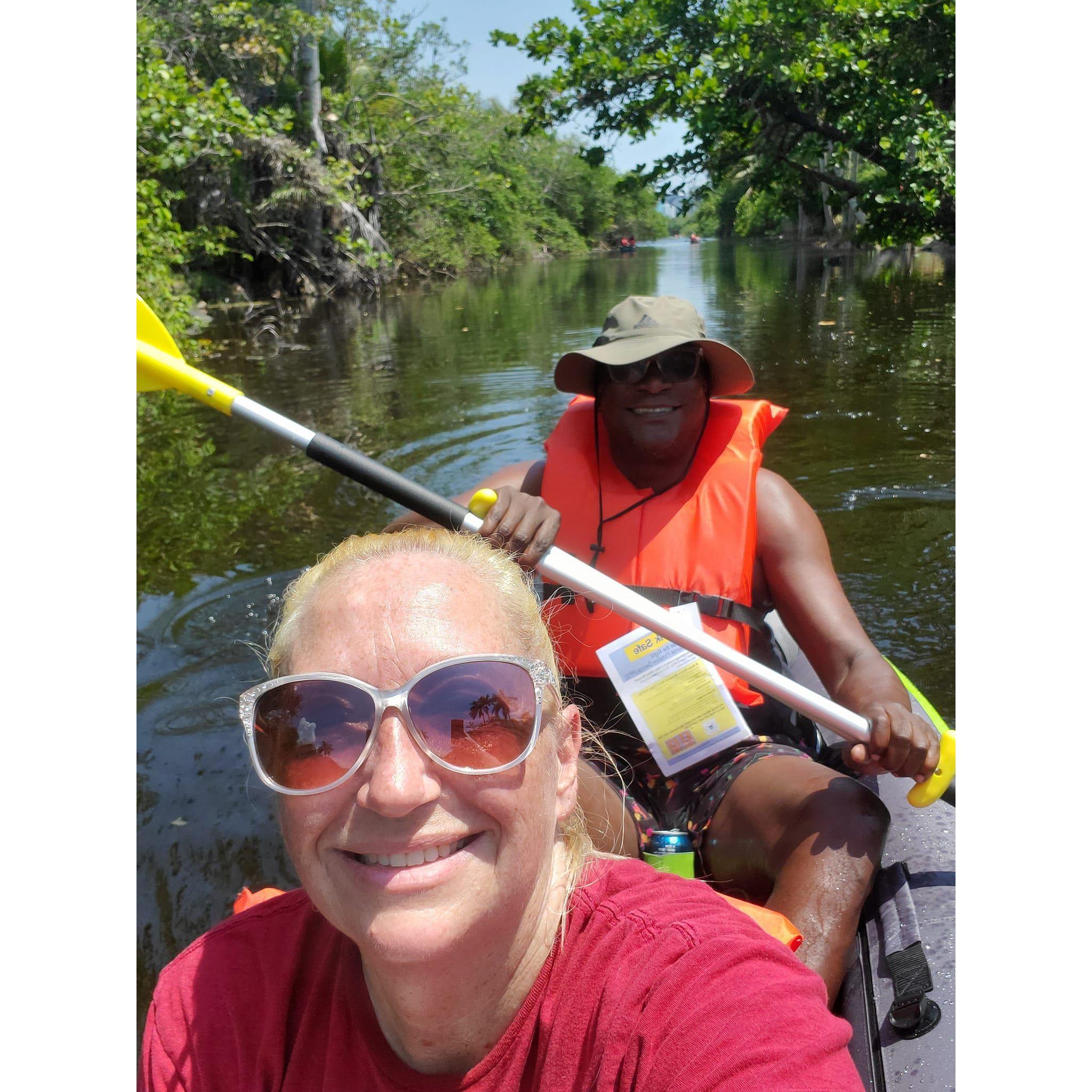 Our first trip on the Kayak