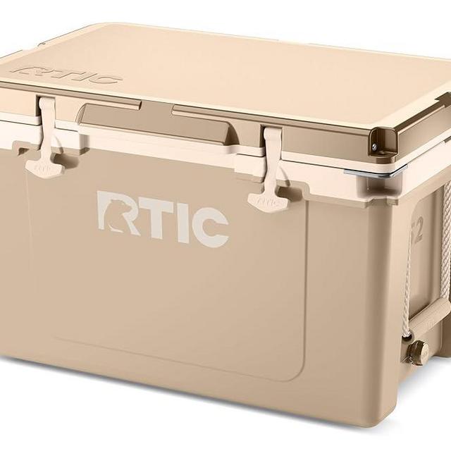 RTIC Ultra-Light 52 Quart Hard Cooler Insulated Portable Ice Chest Box for Beach, Drink, Beverage, Camping, Picnic, Fishing, Boat, Barbecue, 30% Lighter Than Rotomolded Coolers