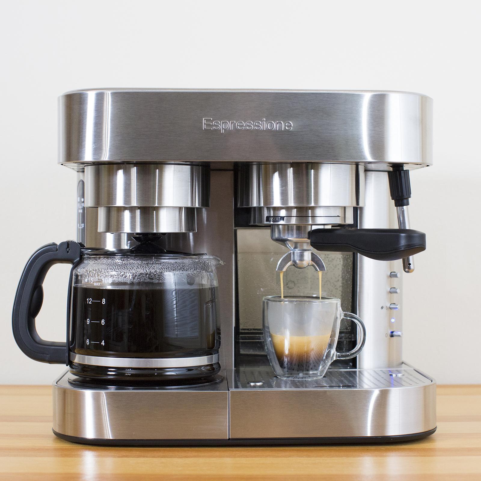 Combination Espresso Machine and Drip Coffee Maker