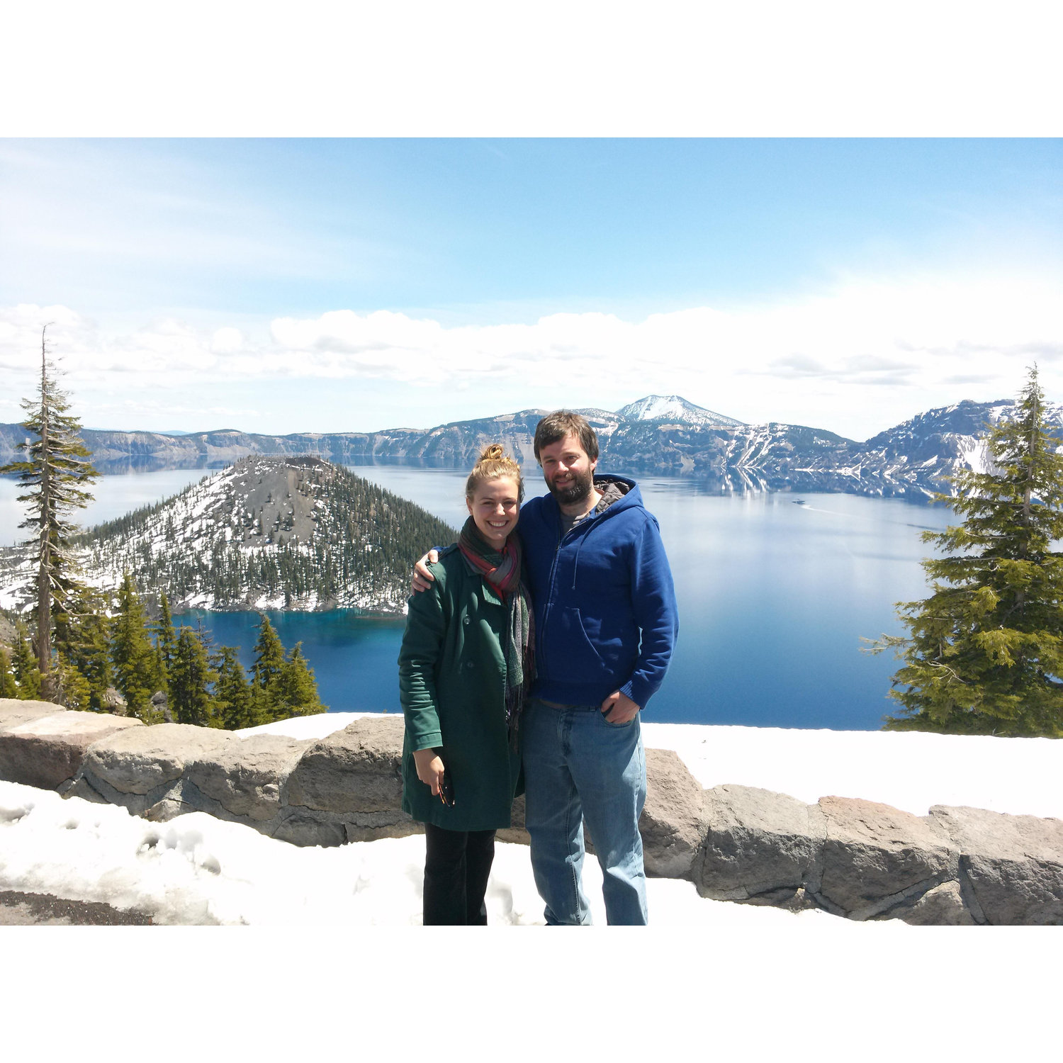 Crater Lake in May 2013
