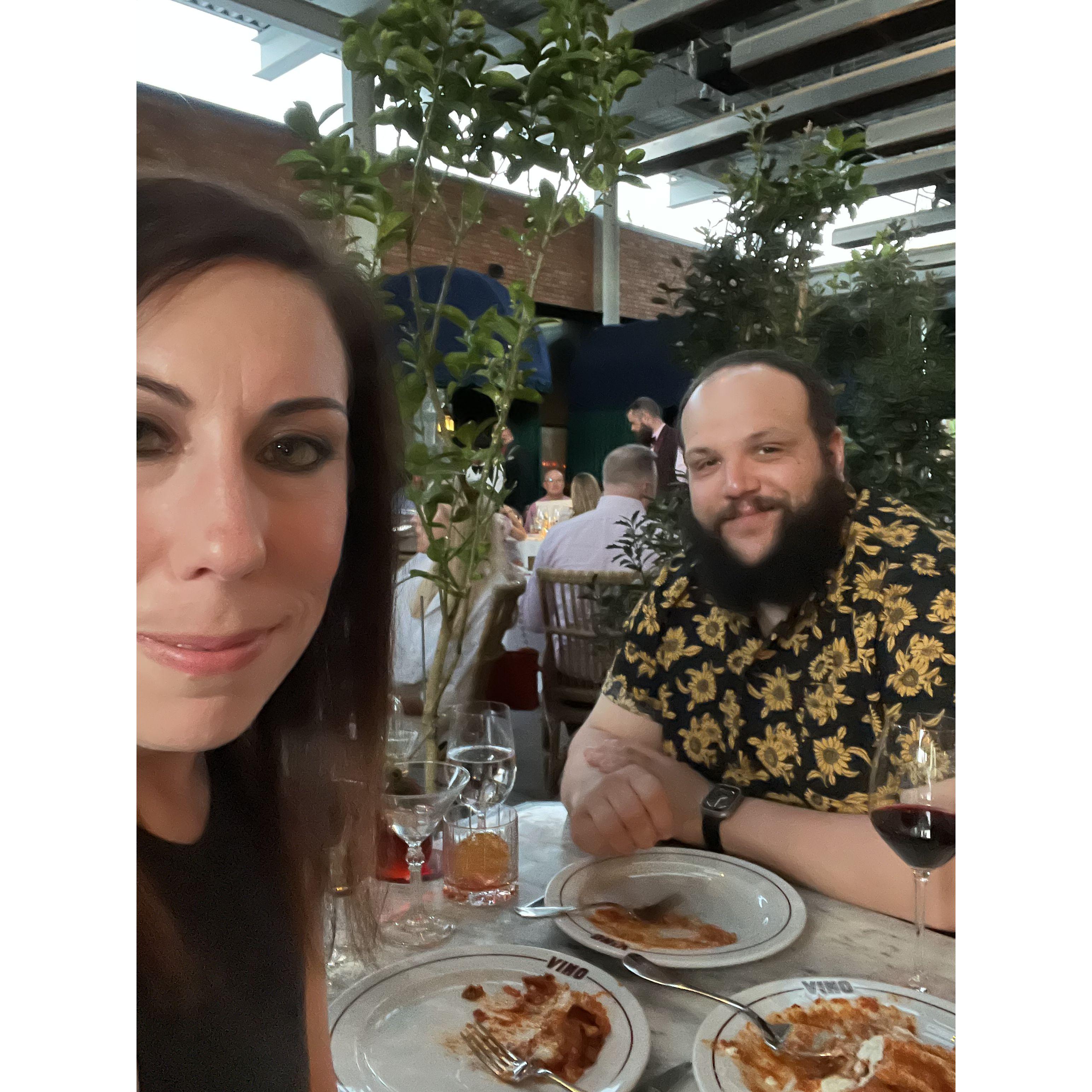 Dinner at Carbone