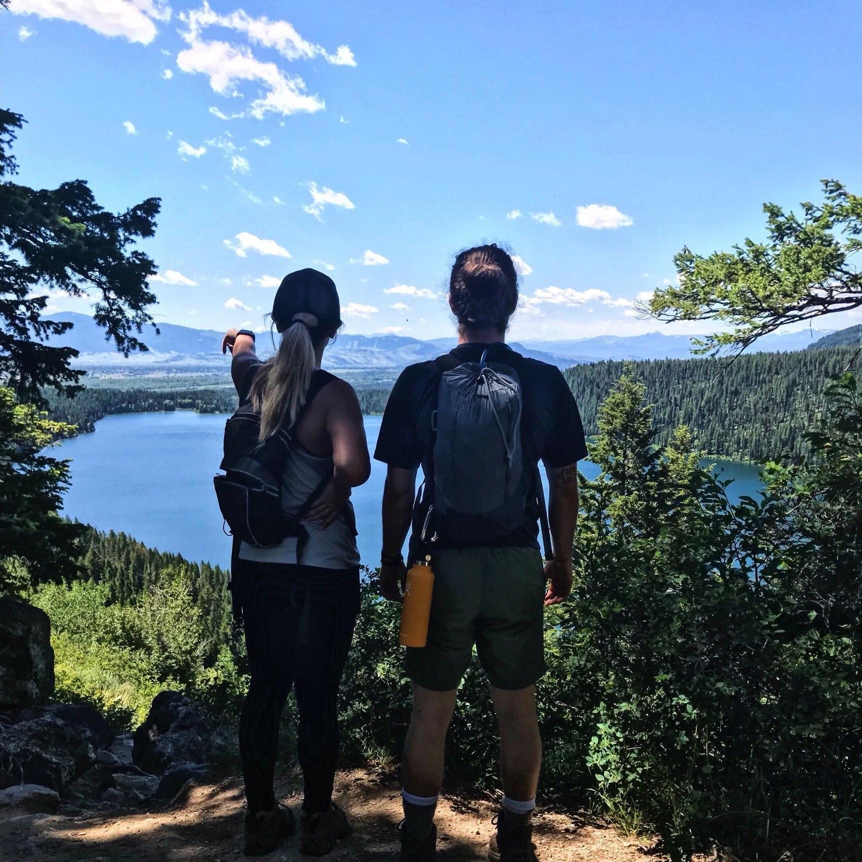 spending a day in grand tetons national park while roadtripping across the country for clinical rotations