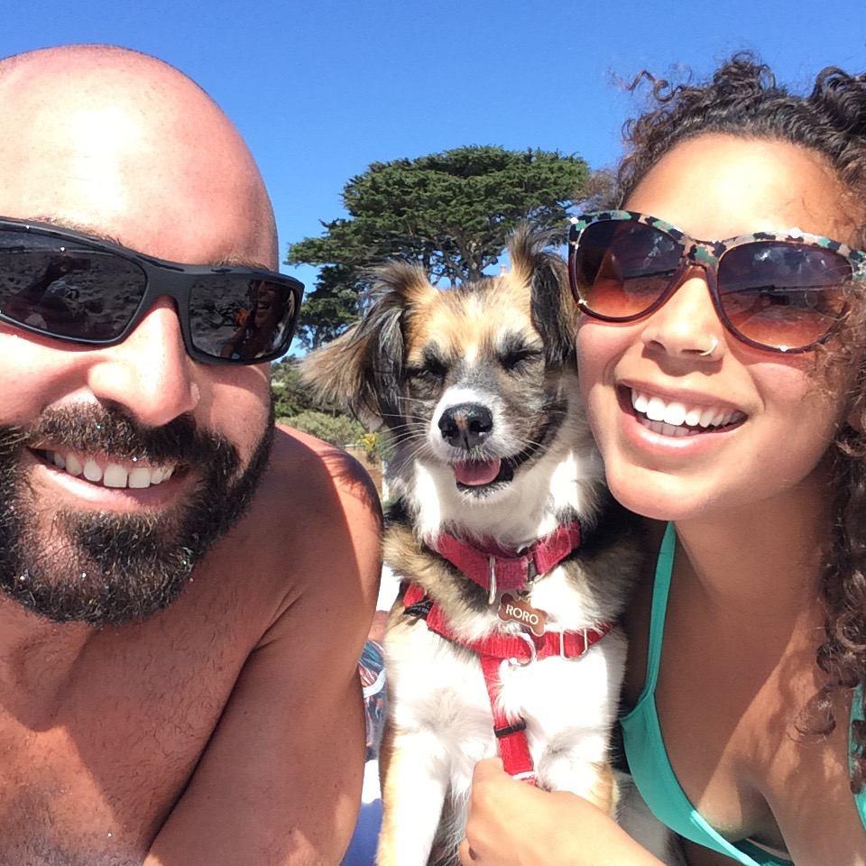 First family beach day 