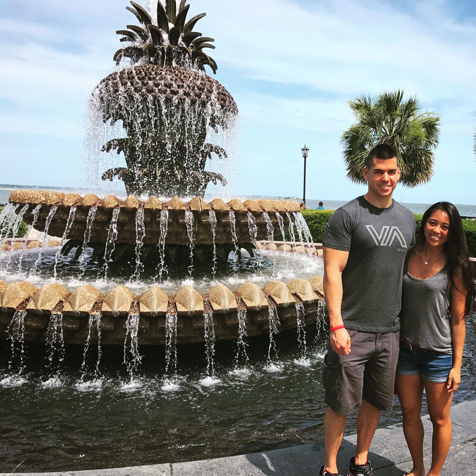 The Pineapple Fountain. Charleston, South Carolina