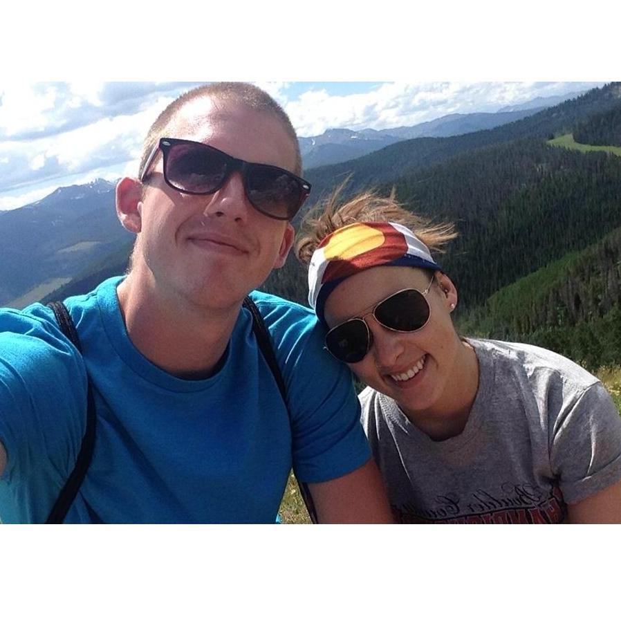 Our first anniversary spent up in Vail.