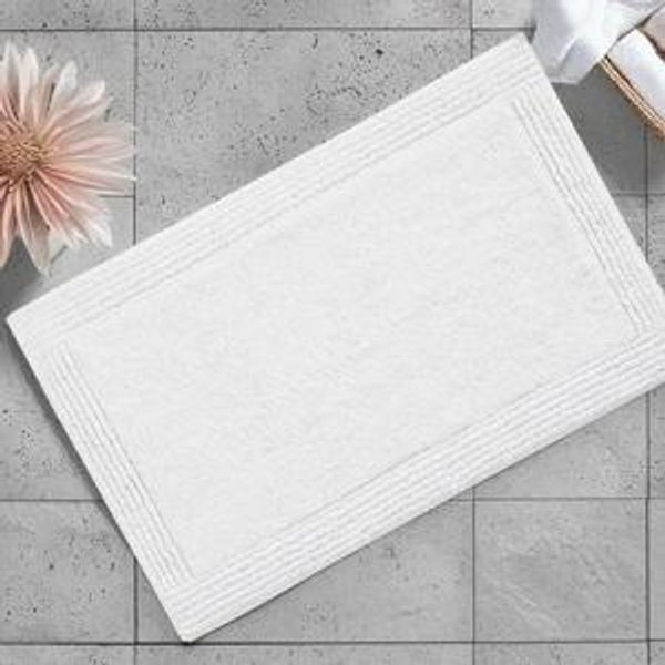 Grey 21x34" Madison Park Signature Splendor 100-percent Cotton Tufted 3000 GSM Reversible Bath Rug
