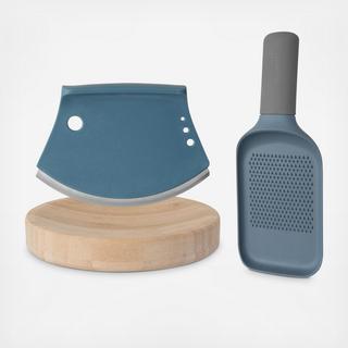 Leo 2-Piece Cut & Grate Set