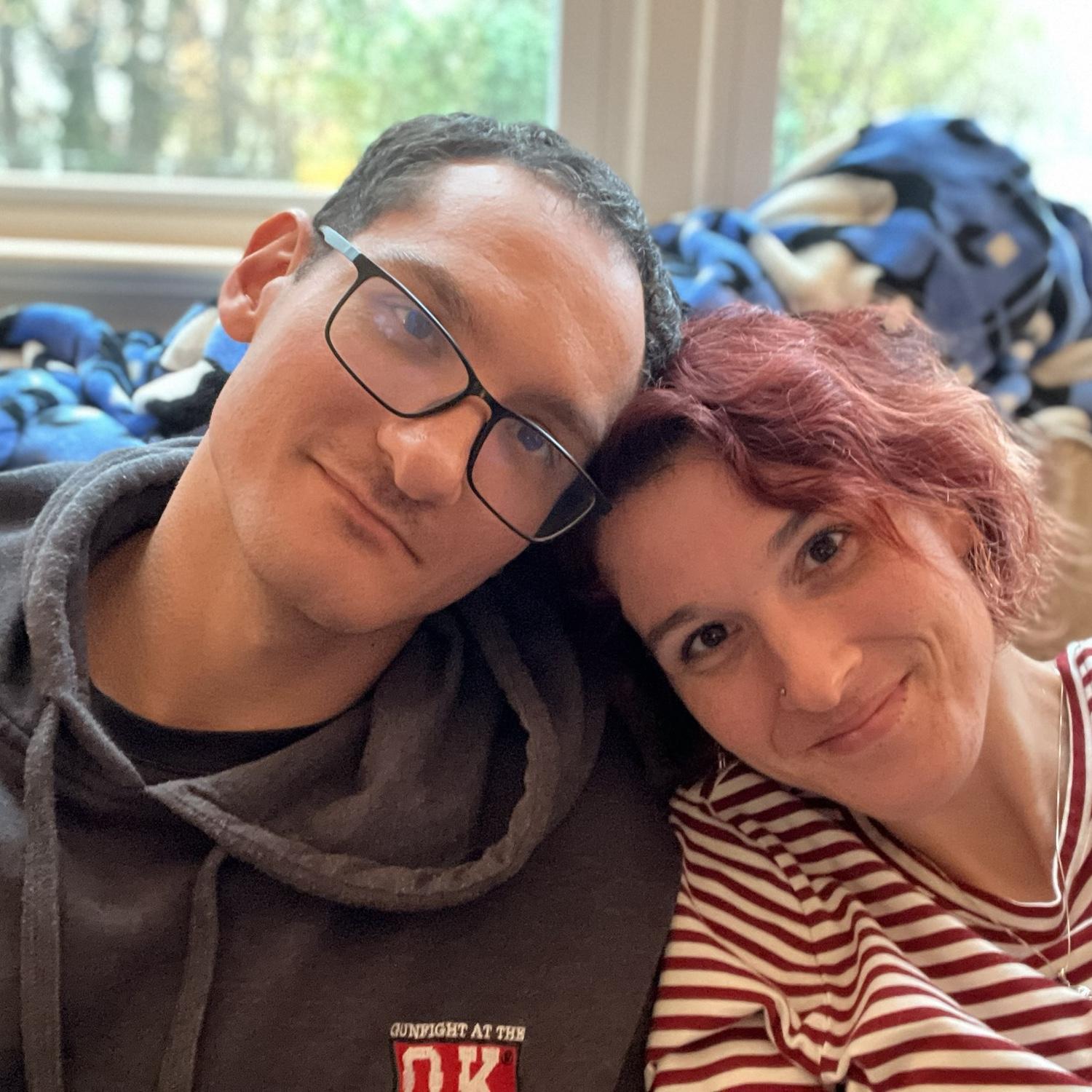 Our first photo together in December 2022. Those two had no idea the deep love that would blossom, and the life they would build together.