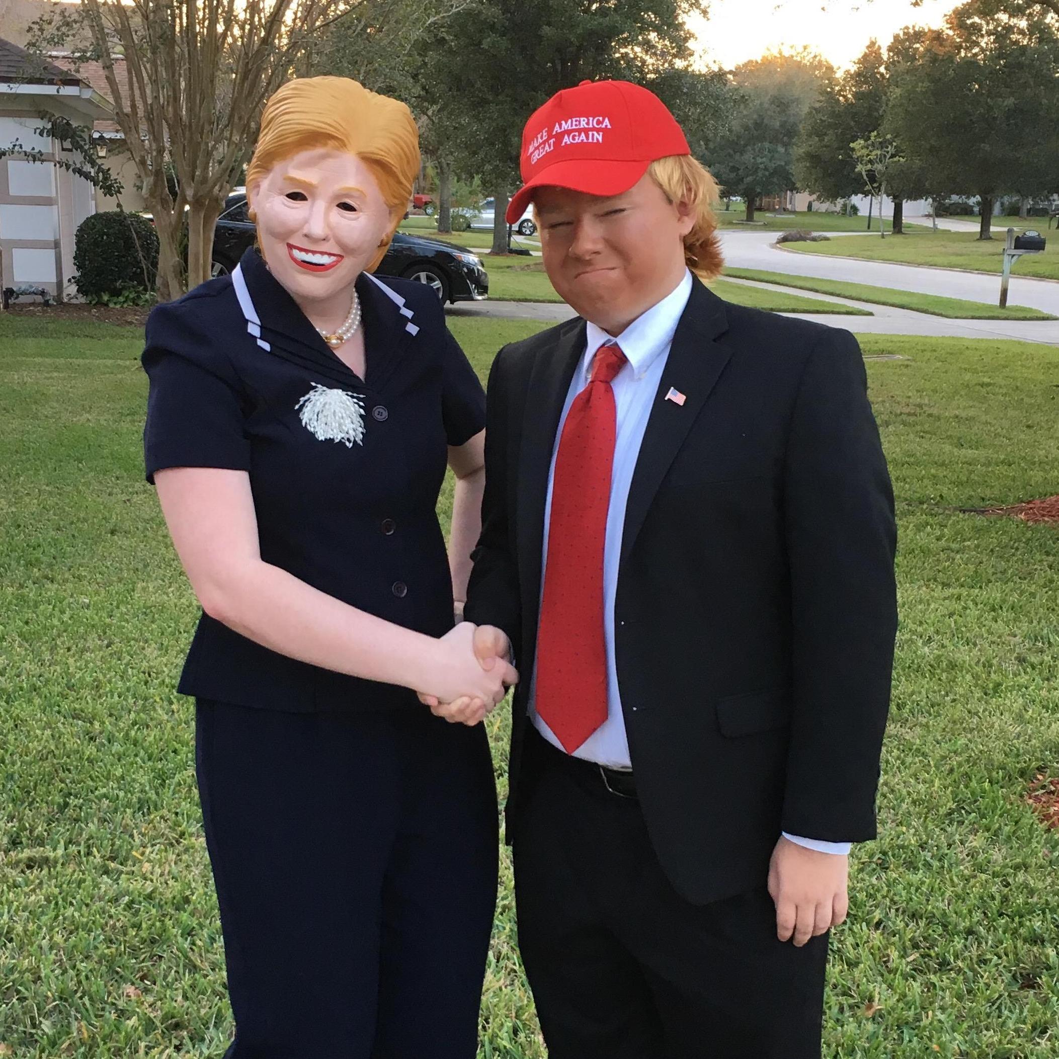 Trump & Clinton - Halloween 2016
