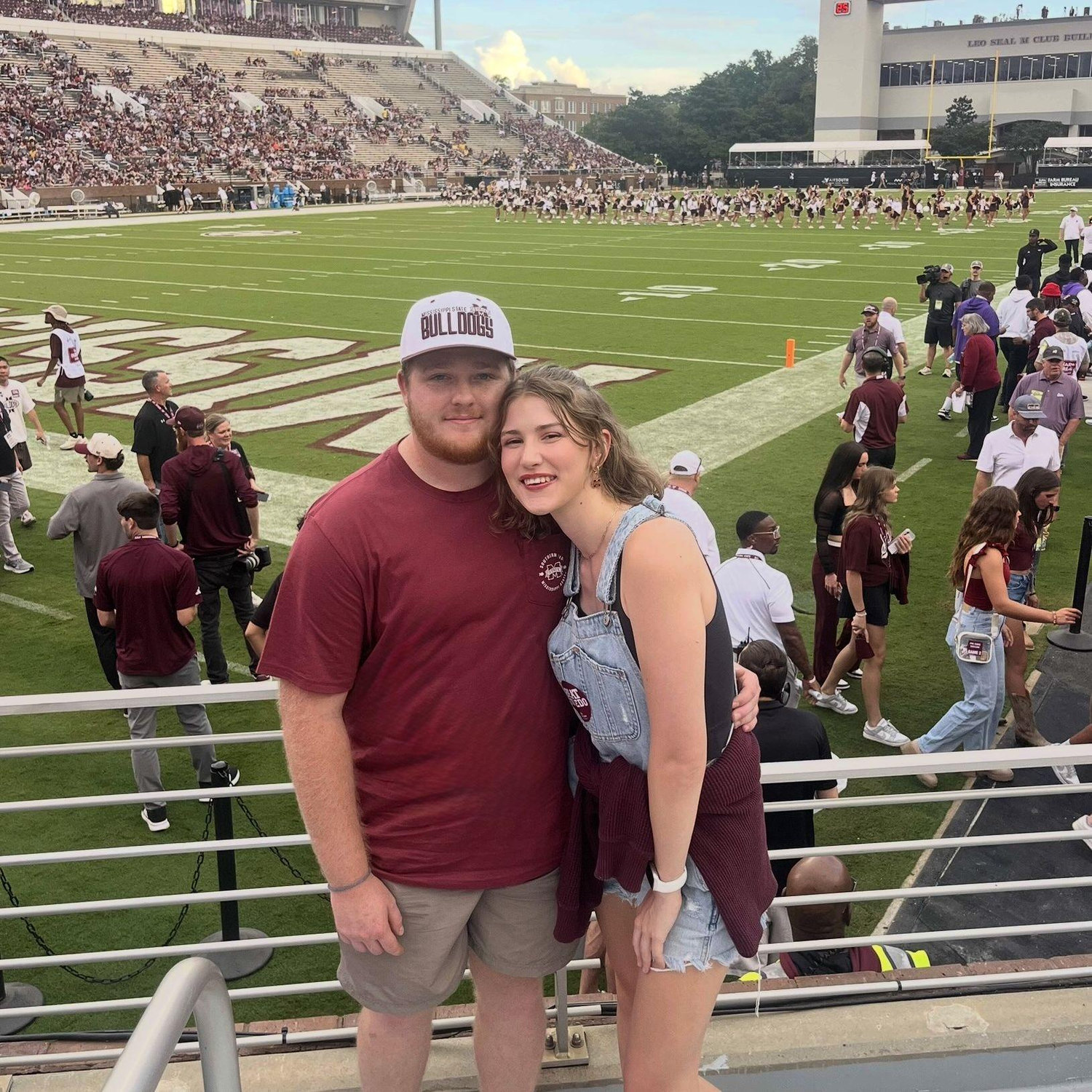 Our first Mississippi State football game! Hail State!