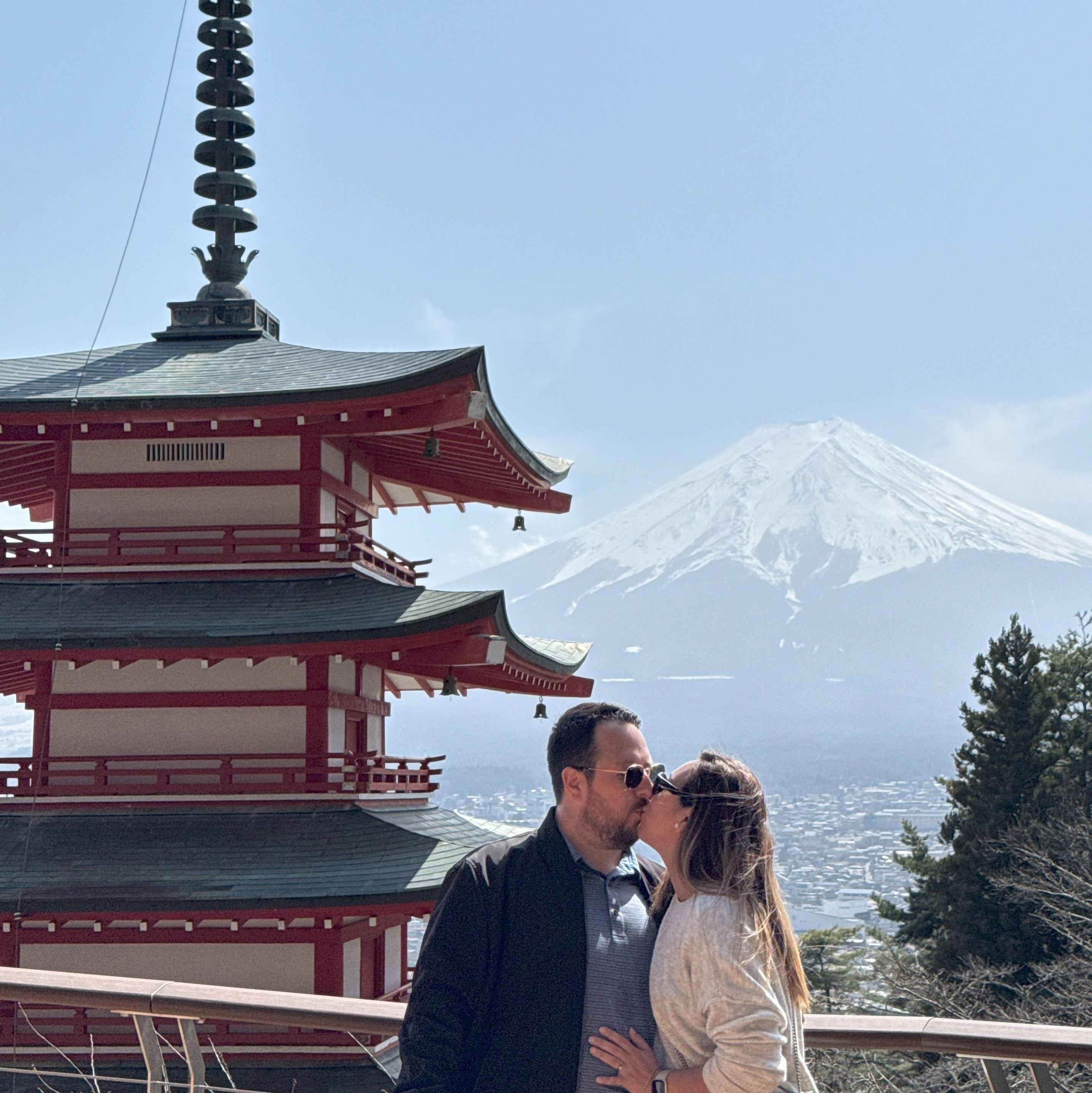 Visiting Mount Fuji in Japan