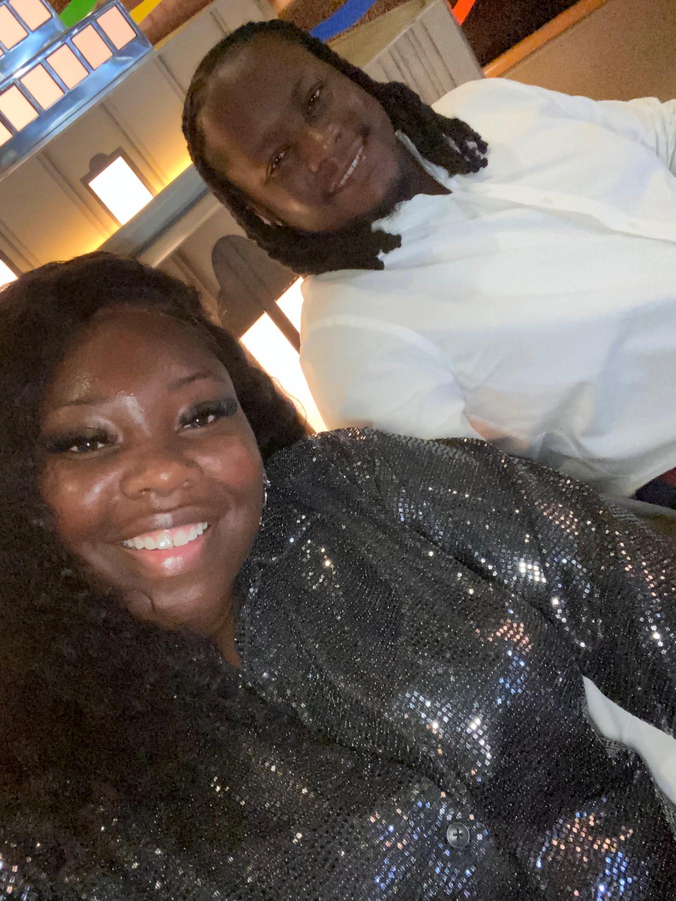 Rodney’s bday dinner on the cruise 🚢 🥳