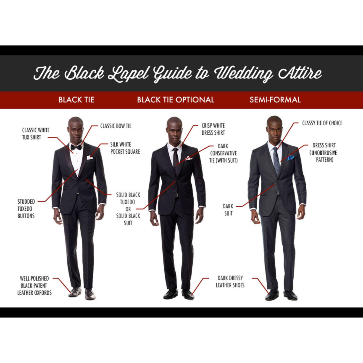 Black tie inspiration photo