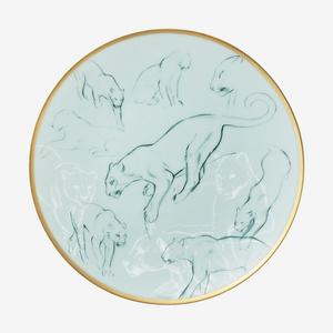 Hermes Carnets d'Equateur bread and butter plate