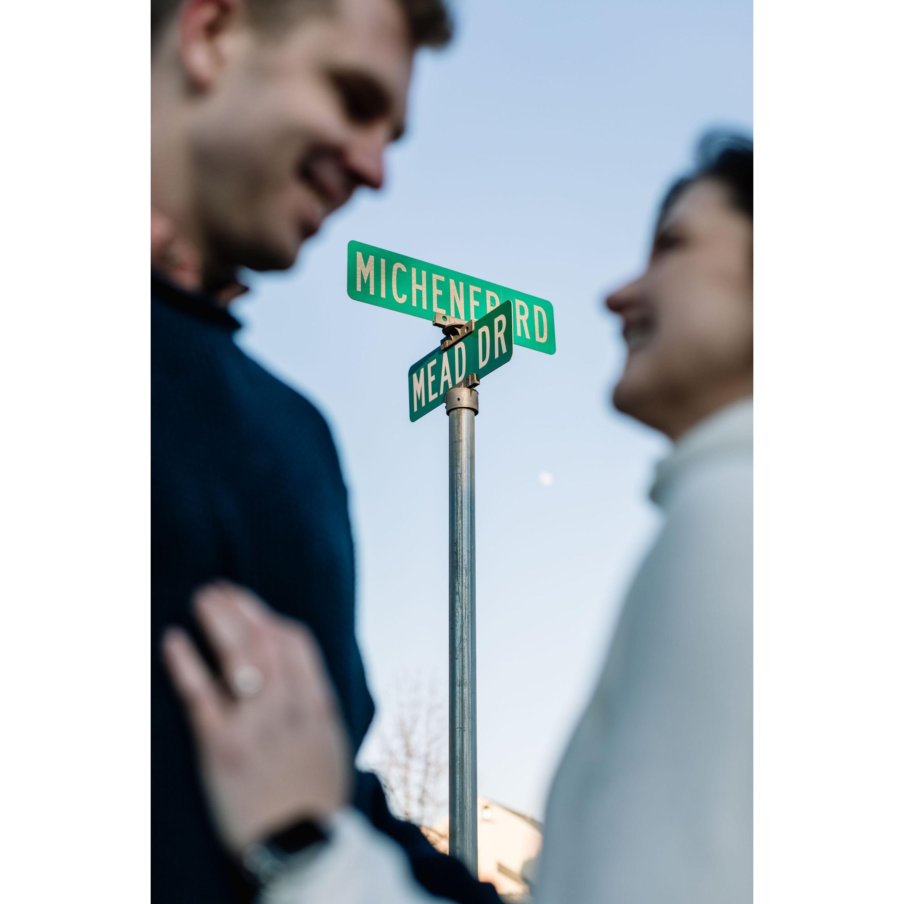 Our cross-streets