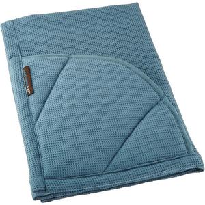 Rachael Ray Multifunctional 2-in-1 Moppine, Ultra Absorbent Kitchen Towel & Heat Resistant Pot Holder, Smoke Blue