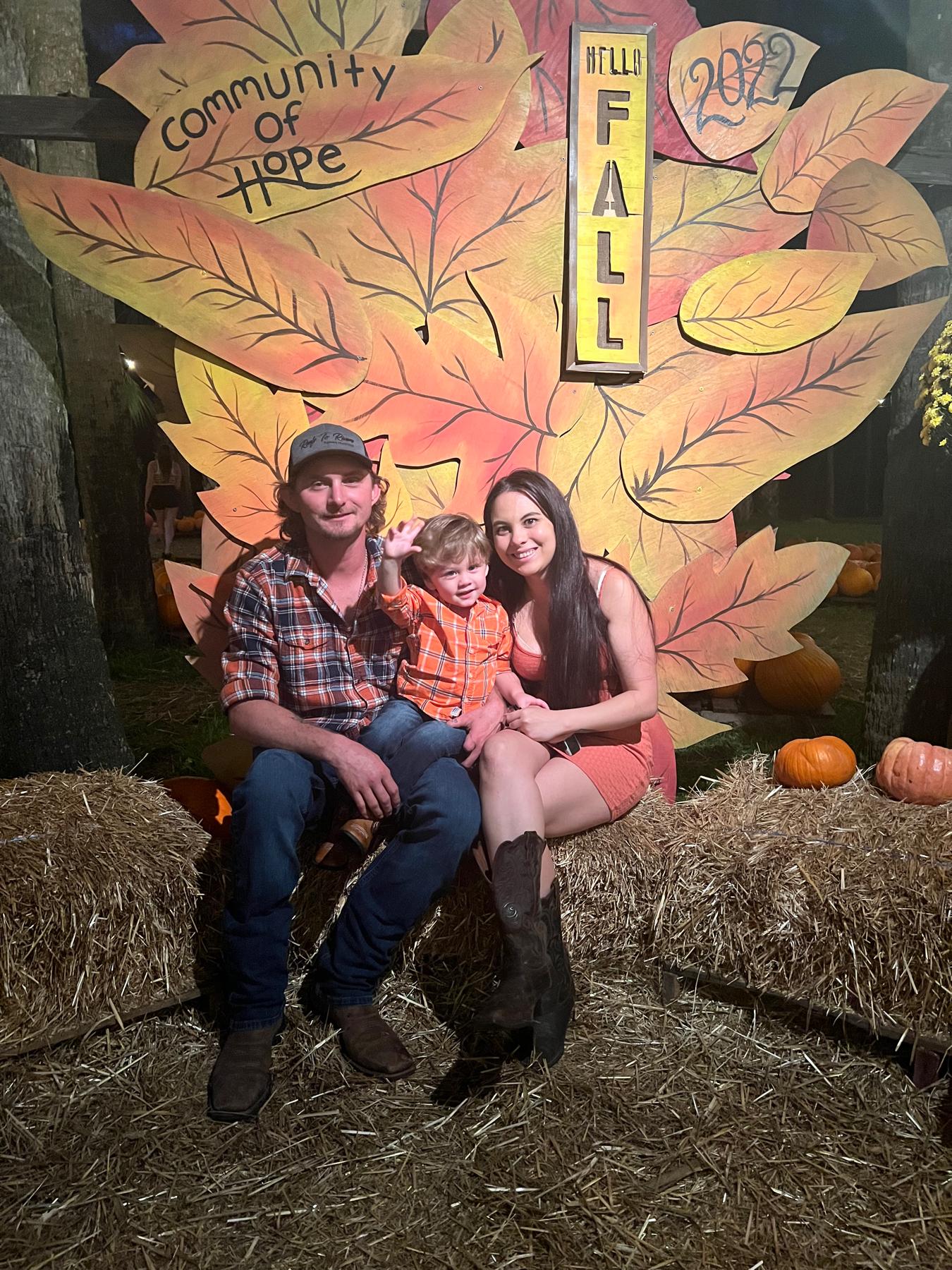 First time we picked pumpkins as a family