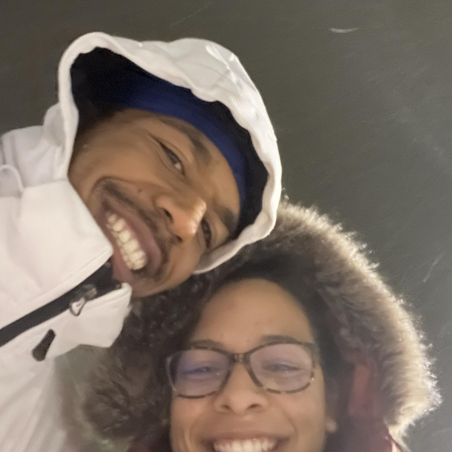 Our first snow day together.