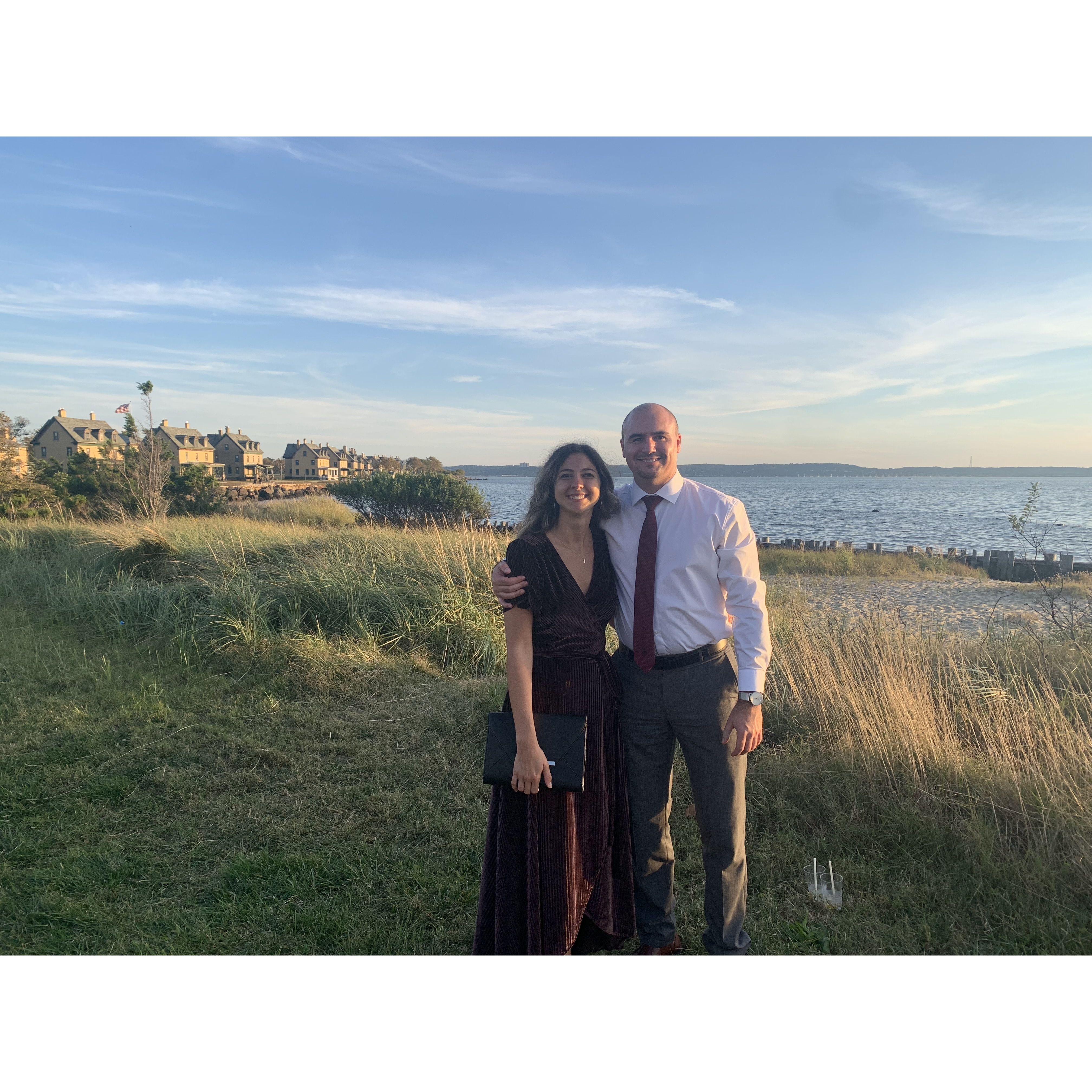 Celebrating two of our great friends' wedding!