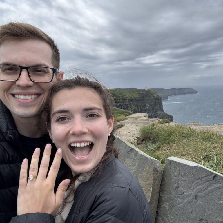 The day we got engaged!