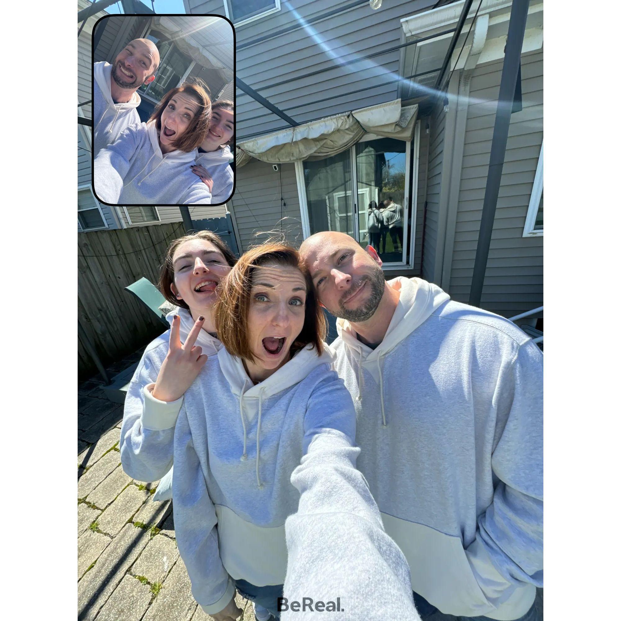 Roy in Keego for the weekend, apartment hunting together. April 2024.