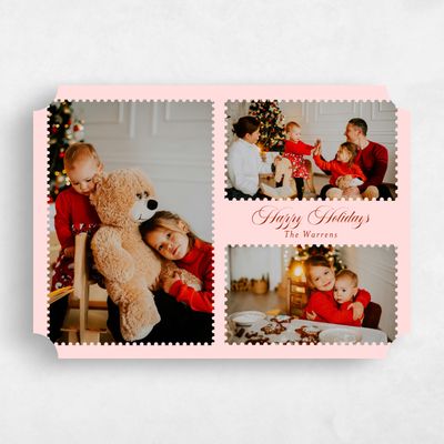 Pink Ticket Holiday Card - Granville Landscape