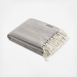 Twill Fringe Throw Blanket