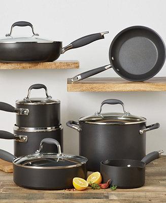 Advanced Hard-Anodized 12-Pc. Cookware Set