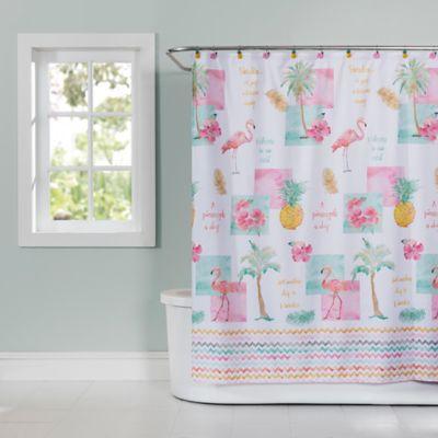 Flamingo Fever Shower Curtain