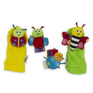 Lamaze® Gardenbug 4-Piece Foot Finder and Wrist Rattle Set