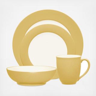 Colorwave Rim 4-Piece Place Setting, Service for 1