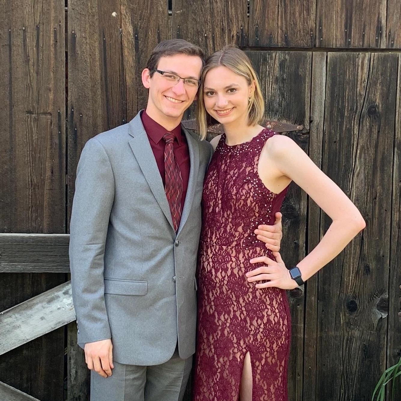 At Rachel's cousin's wedding in May 2019