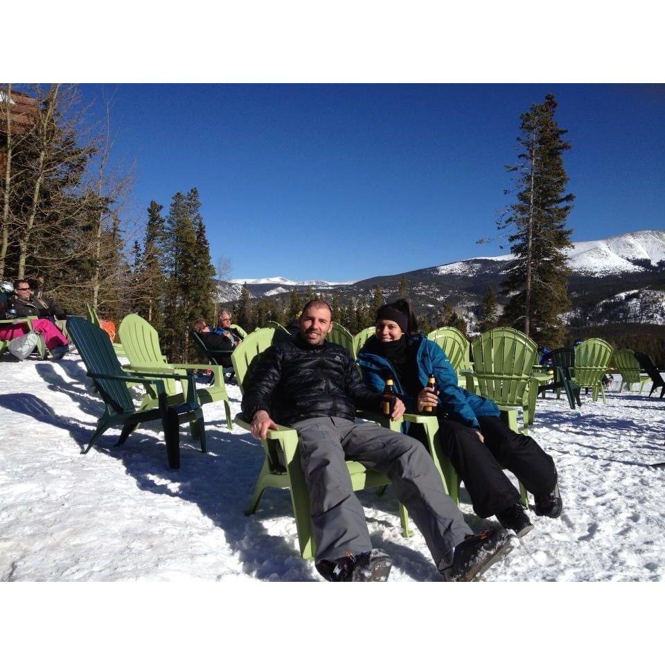 Our first ski trip together! First of many!