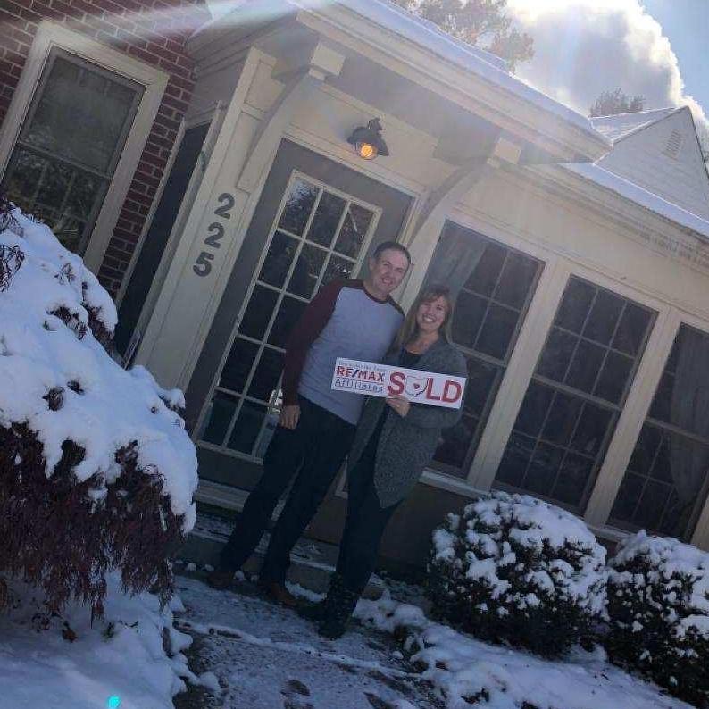 The day we bought our house!
