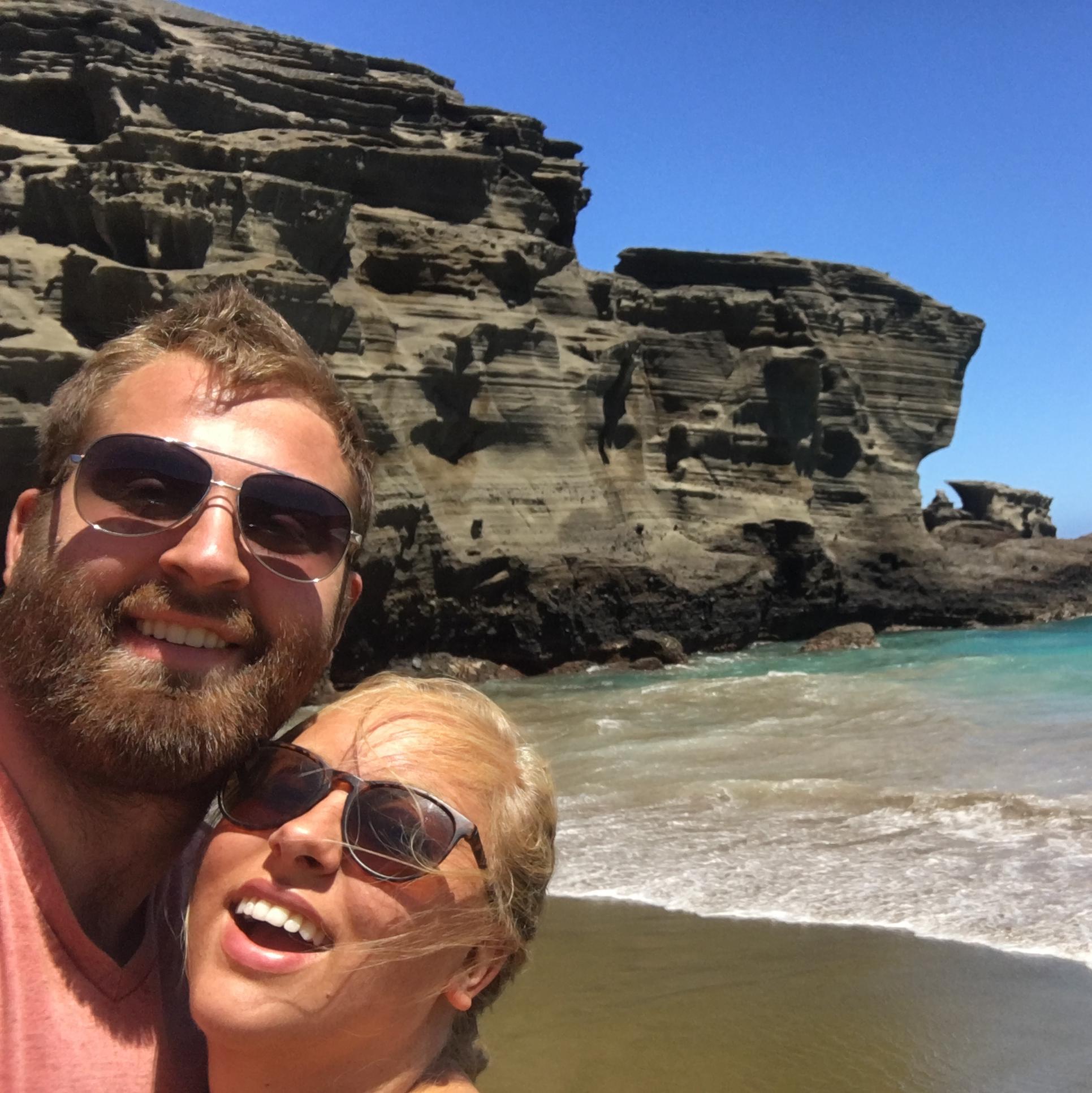 Papakolea Green Sand Beach in Hawai`i