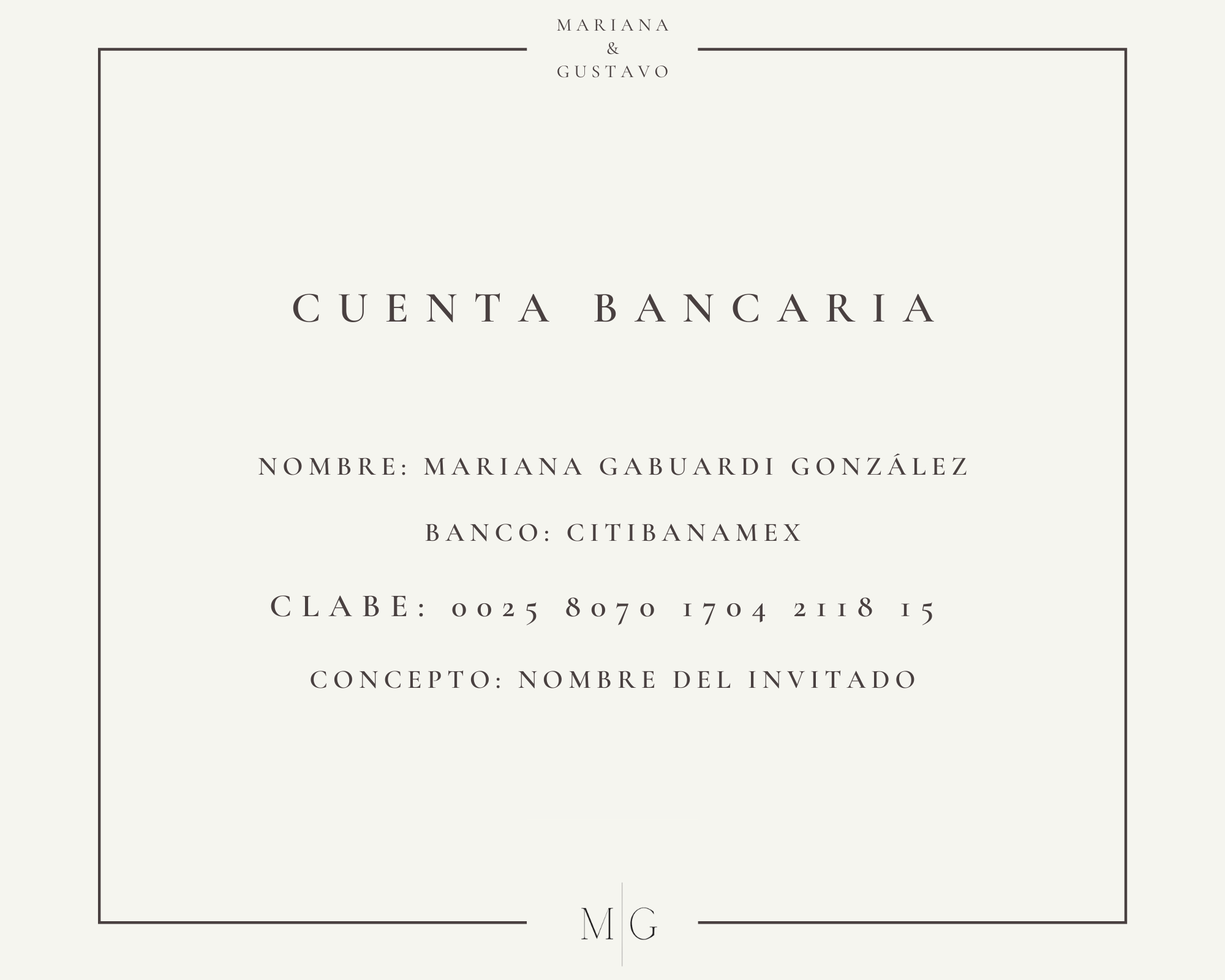 The Wedding Website of Mariana Gabuardi and Gustavo Villarreal