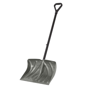 Suncast 20" Combination Snow Shovel/Pusher, Grey/Black