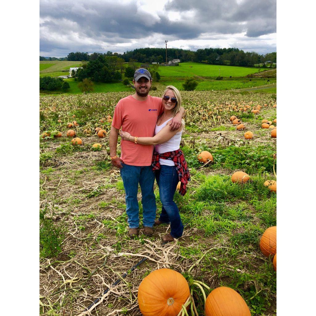 First Pumpkin Patch together