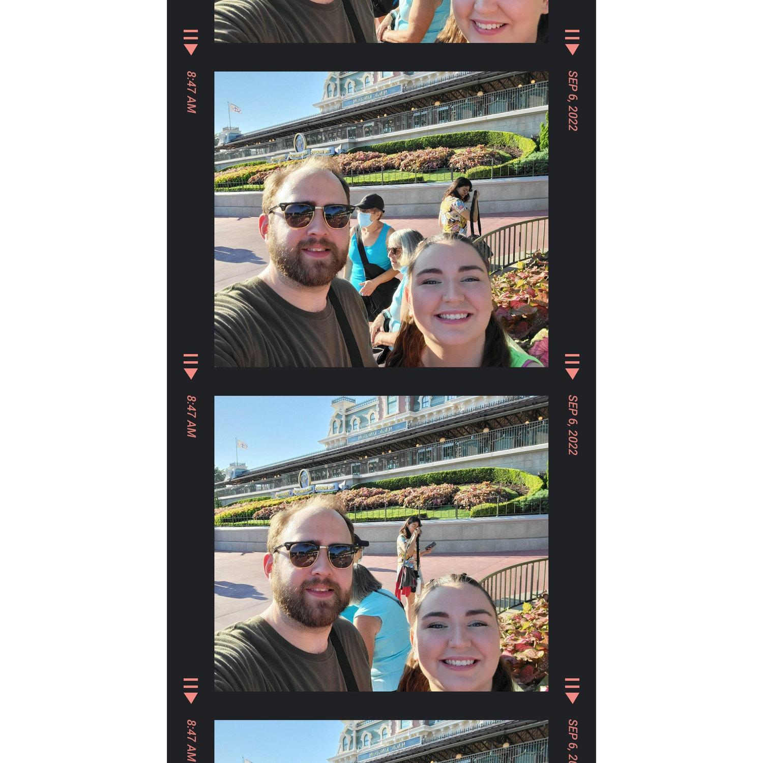 Adam took Abbie on her first Disney trip! Hello Magic Kingdom!