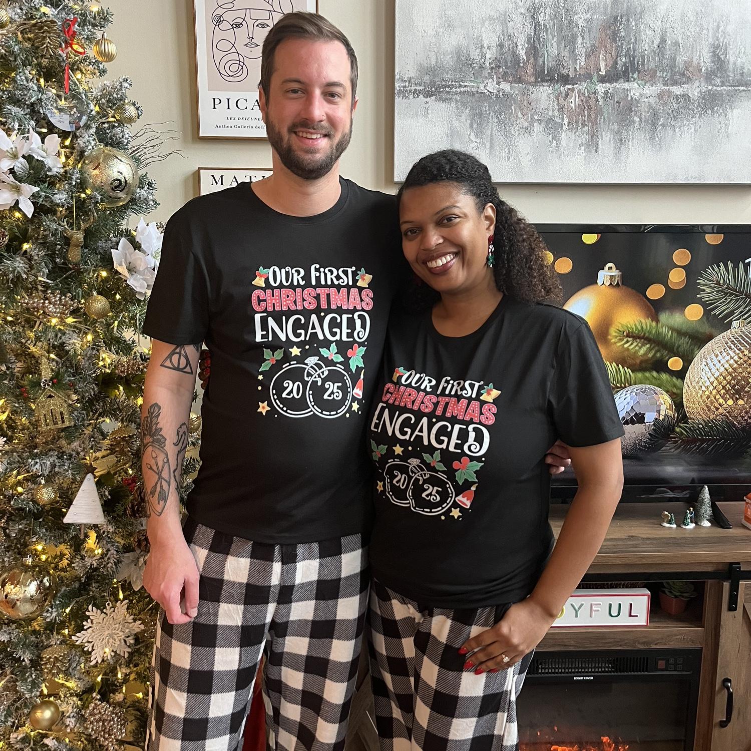 Our first Christmas engaged! 2025🎄