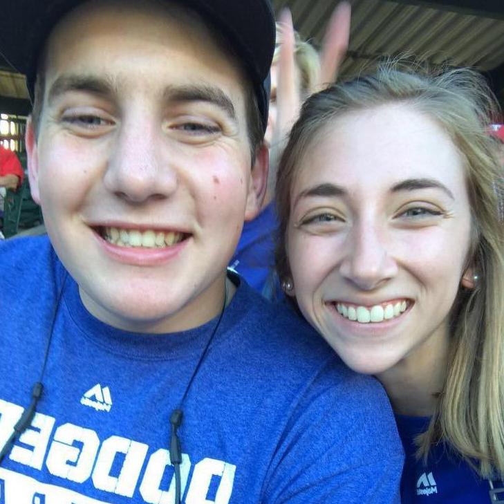 Los Angeles Dodgers vs. Texas Rangers game to celebrate my sweet daddio! It turns out Matt asked my mom's permission to marry me while I was getting us all ice cream 8/29/18