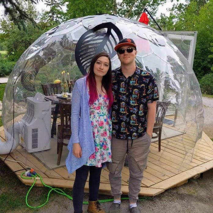 Afternoon tea in a dome