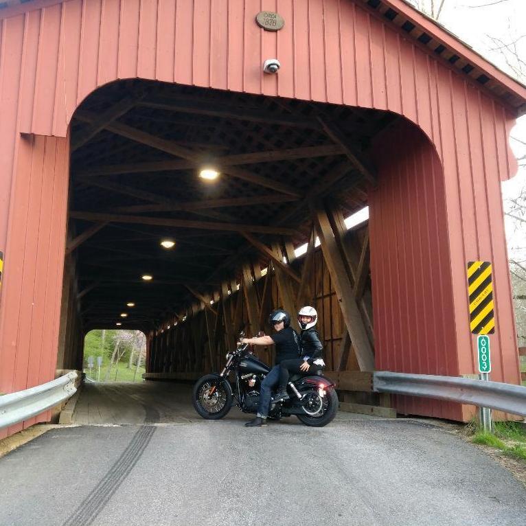 One of our favorite rides on his first Harley