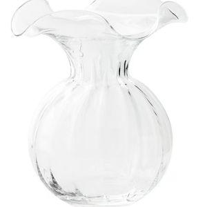 VIETRI Hibiscus Clear Large Fluted Vase | Dillard's