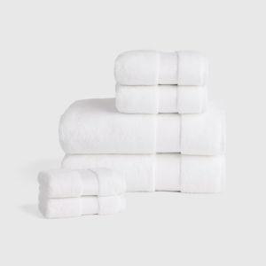 Turkish Ultra Plush Bath Towel Bundle in White
