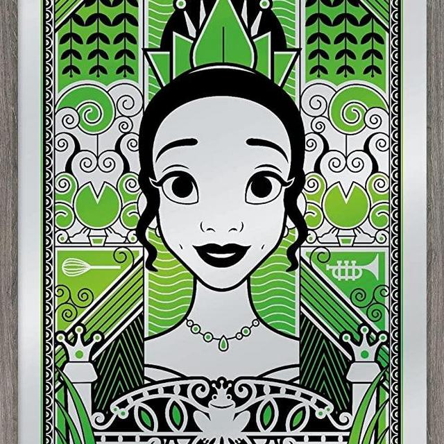 Trends International Disney 100th Anniversary - Deco-Luxe Tiana Wall Poster