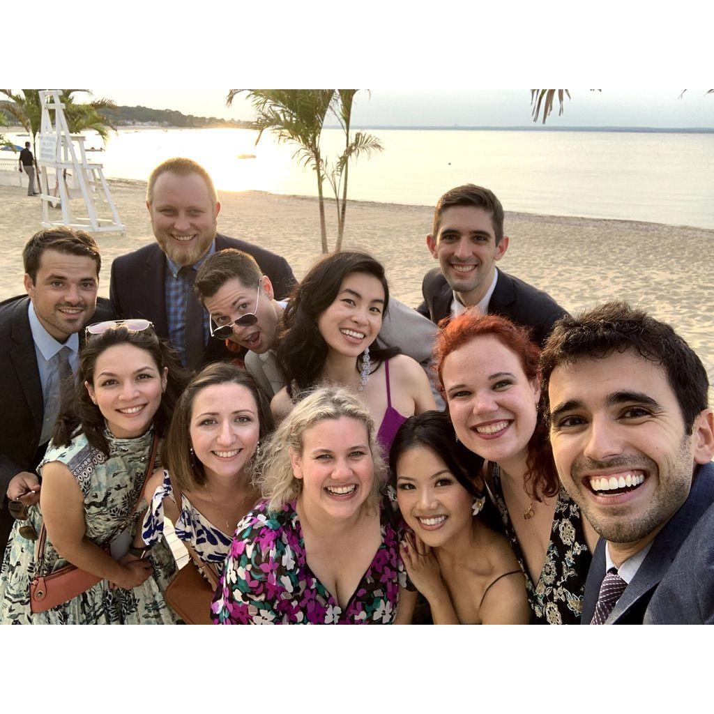 A joyous 'Fierce' reunion of Cornell Balch girls at Kelley's wedding!