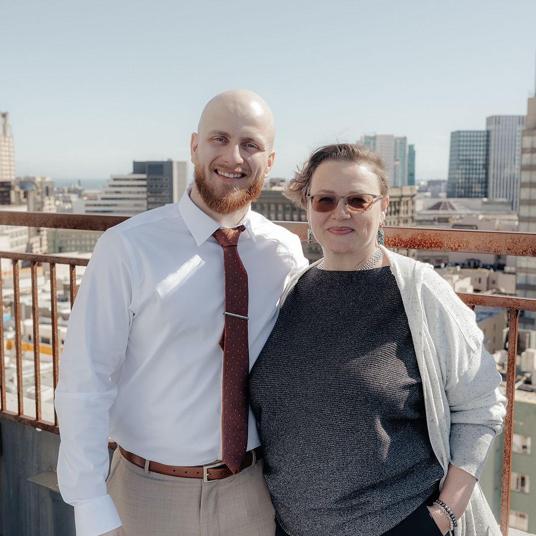 Morning of Daniel and Moriah's Wedding Ceremony - March 2, 3036, San Francisco, CA
