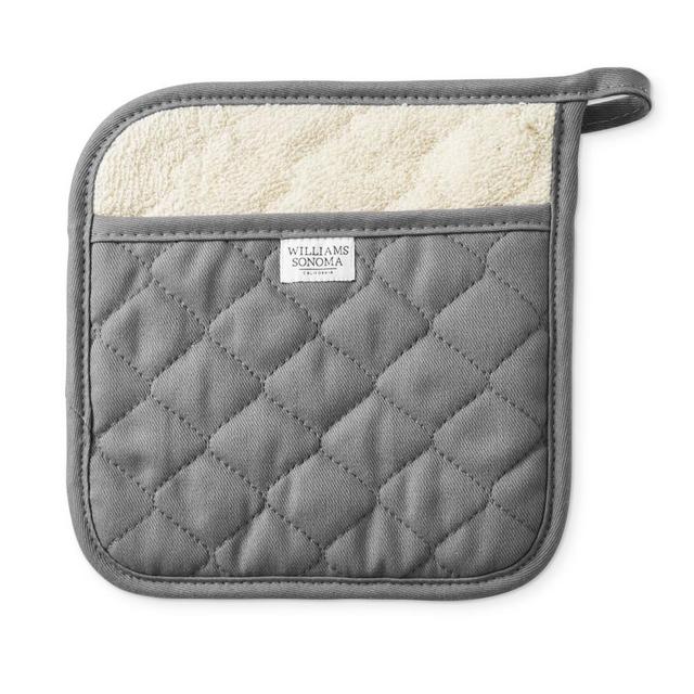 Williams Sonoma Solid Potholder, Charcoal